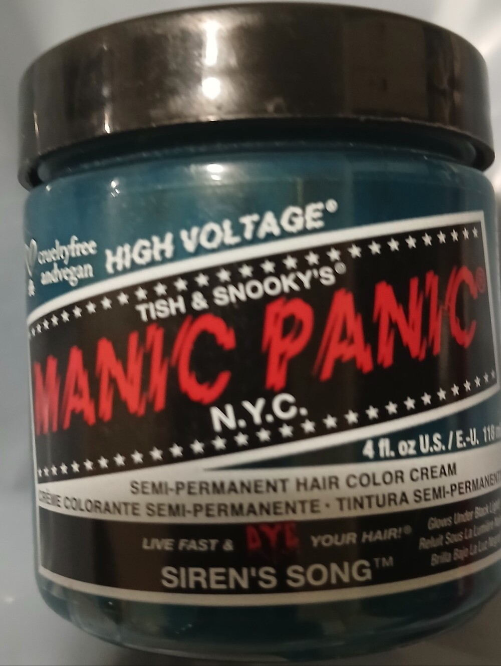Manic Panic High Voltage Semi-Permanent Hair Color Cream - Siren's Song Teal